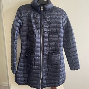 Moncler navy padded coat size XS